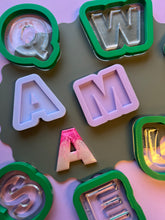 Load image into Gallery viewer, FULL SET of standard alphabet Domed Silicone Moulds