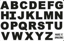 Load image into Gallery viewer, FULL SET of standard alphabet Domed Silicone Moulds