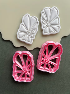 Matisse abstract flower (large) polymer clay cutter
