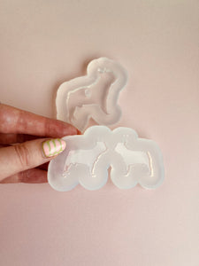 French Bulldog silhouette dog silicone mould