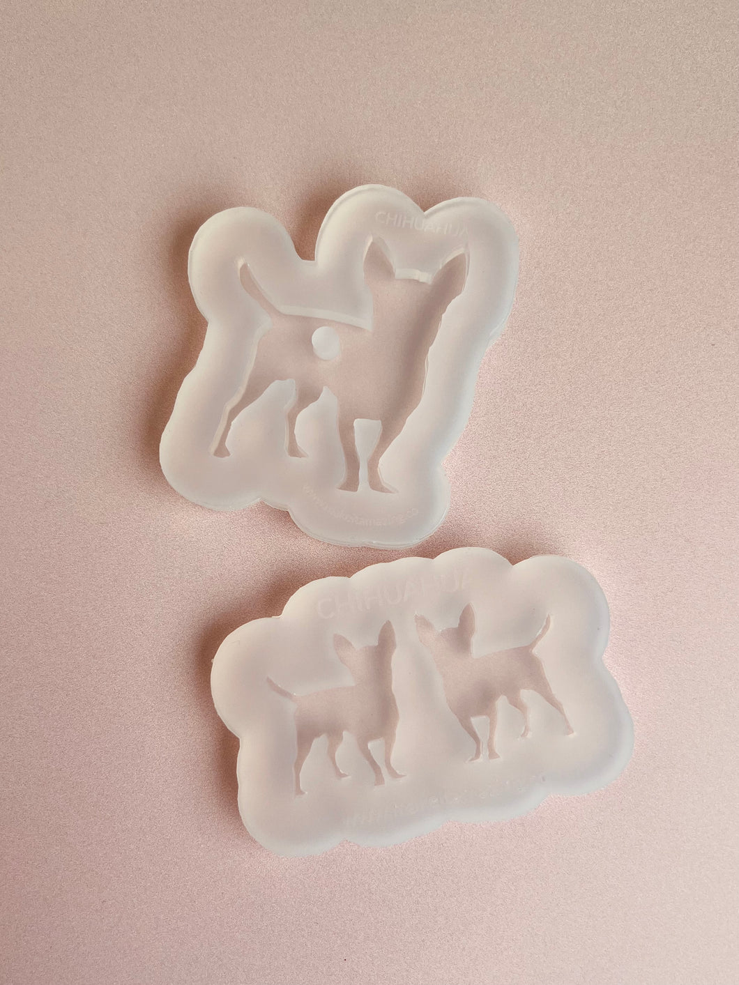 Chihuahua silhouette dog silicone mould