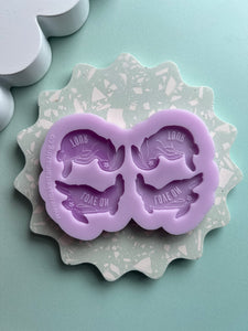 Love on tour rabbit silicone mould
