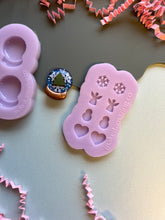 Load image into Gallery viewer, Domed snow globe earring mould