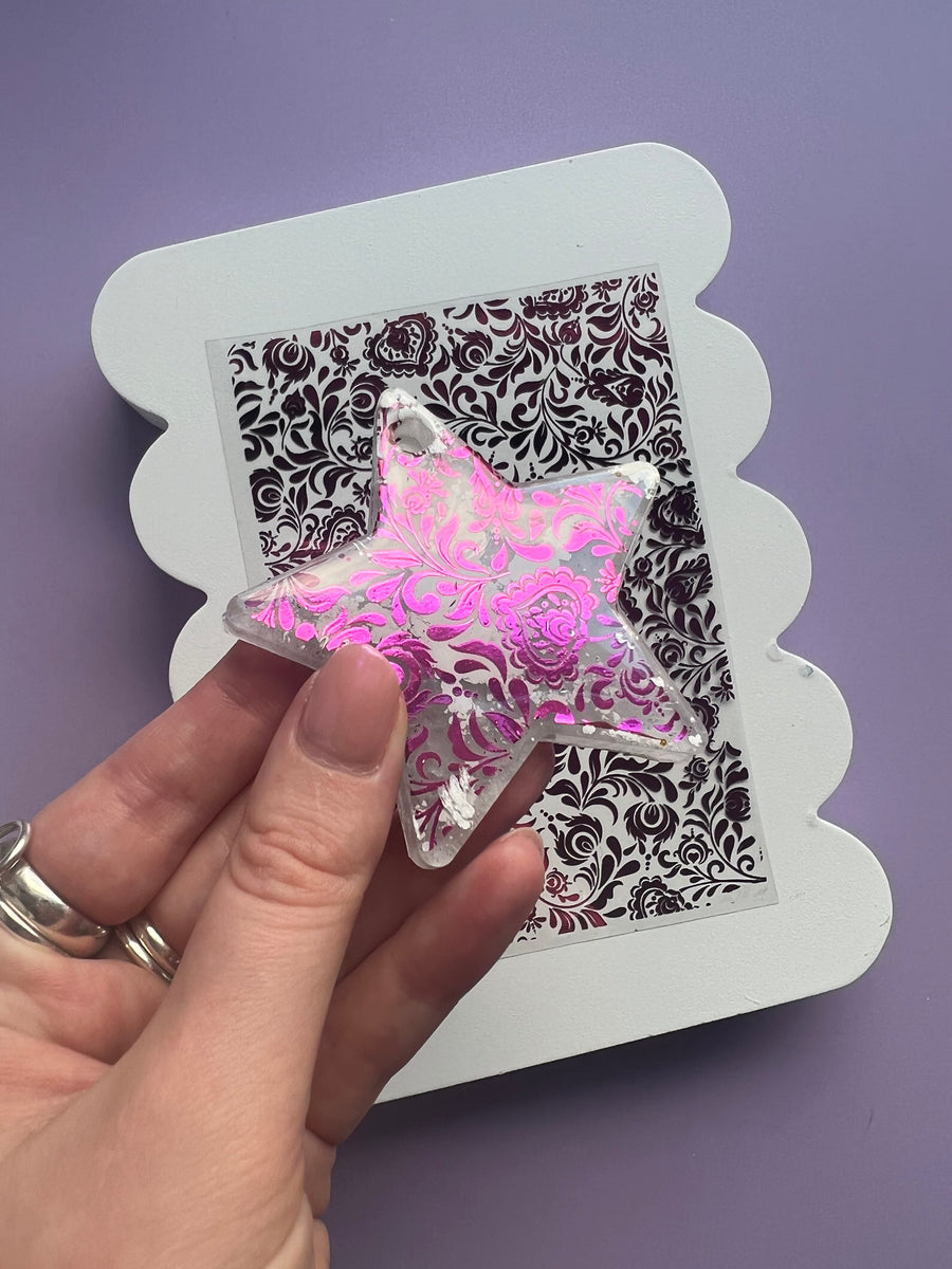 Resin foils Ornate floral pattern Make It Amazing