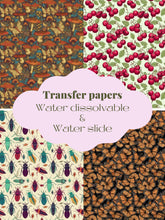 Load image into Gallery viewer, Cottage core transfer papers - cherry
