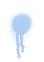 Load image into Gallery viewer, Powder blue pastel alcohol ink