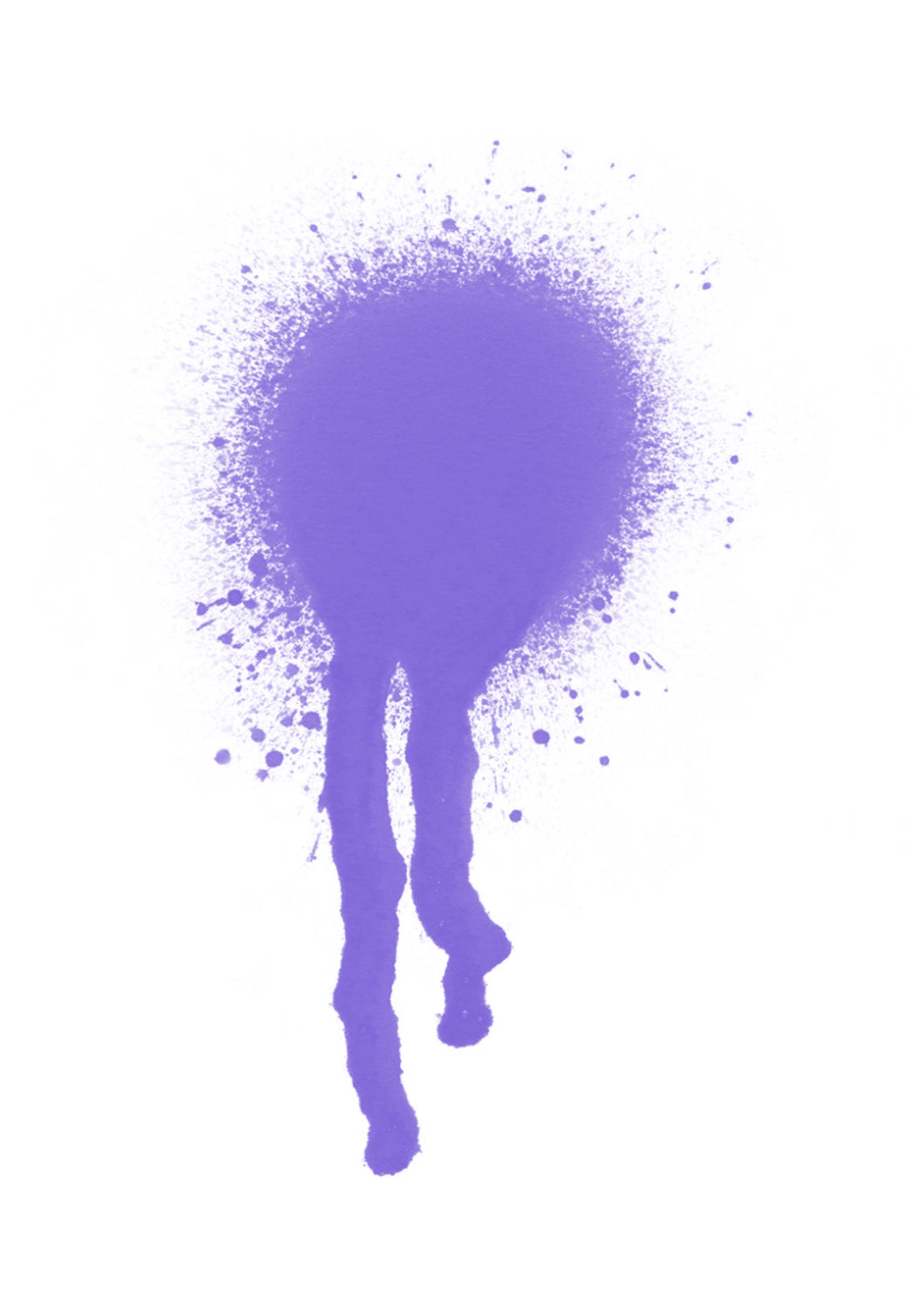 Purple pansy pastel alcohol ink