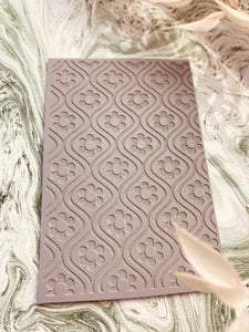 Daisy wallpaper70s rubber texture mat