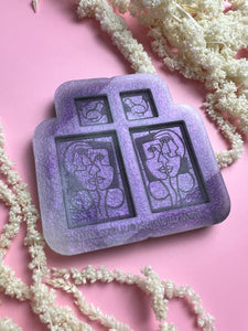 Picasso lady earring mould
