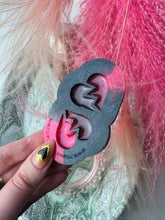Load image into Gallery viewer, Broken heart pre domed mould - valentines mould