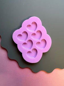 Domed heart trio mould