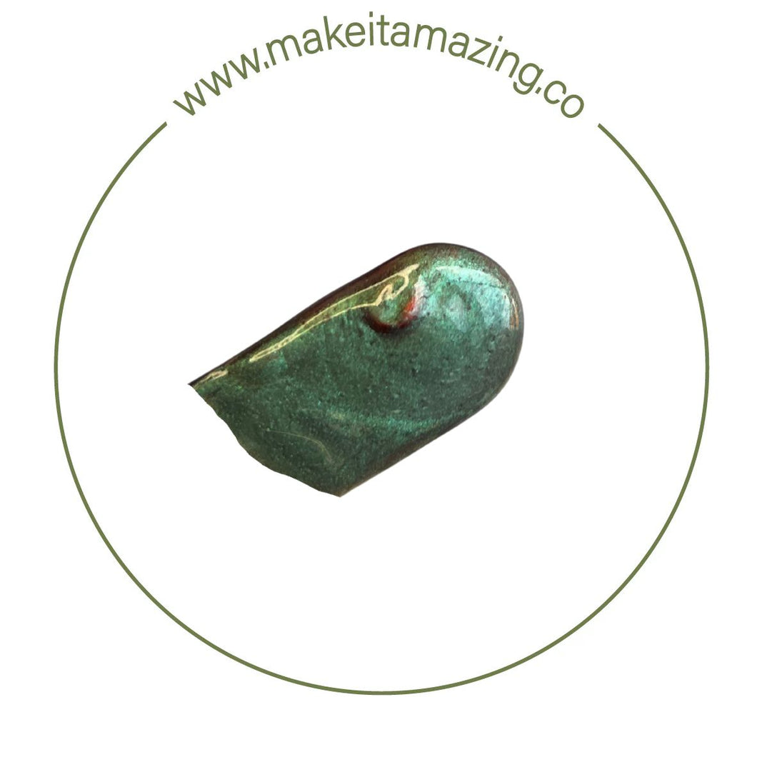 Olive opal chameleon resin pigment