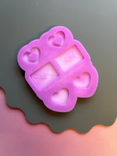 Load image into Gallery viewer, Love letter silicone heart mould- valentines mould
