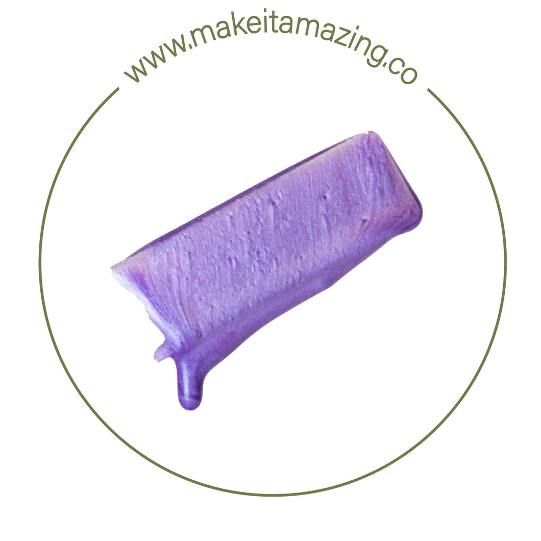 Purple rain metallic resin pigment