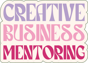 1:1 creative mentoring