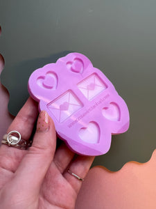 Love letter silicone heart mould- valentines mould