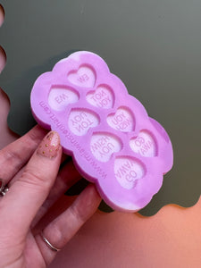Love heart sweet anti valentines mould