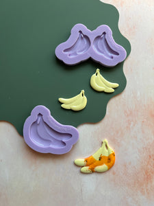 Domed bunch of banana moulds