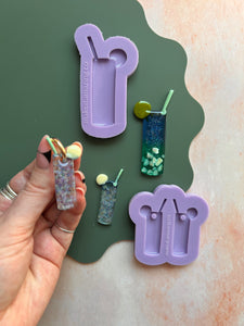Domed Long Island iced tea drink moulds