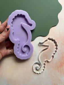 Domed XL sea horse moulds
