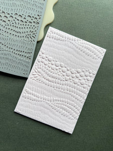 Abstract mixed patterns rubber texture mat