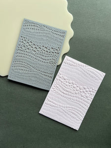 Abstract mixed patterns rubber texture mat