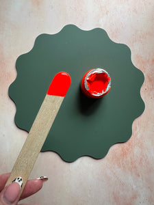 Screaming squash neon resin pigment