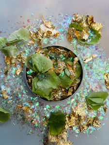 Garden fairy glitter & floral mix