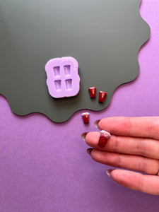 Pre domed tiny coffee cup mould