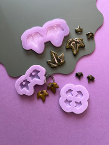 Pre domed ivy leaf moulds