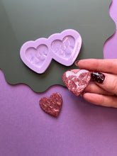 Load image into Gallery viewer, Pre domed flaming heart mould

