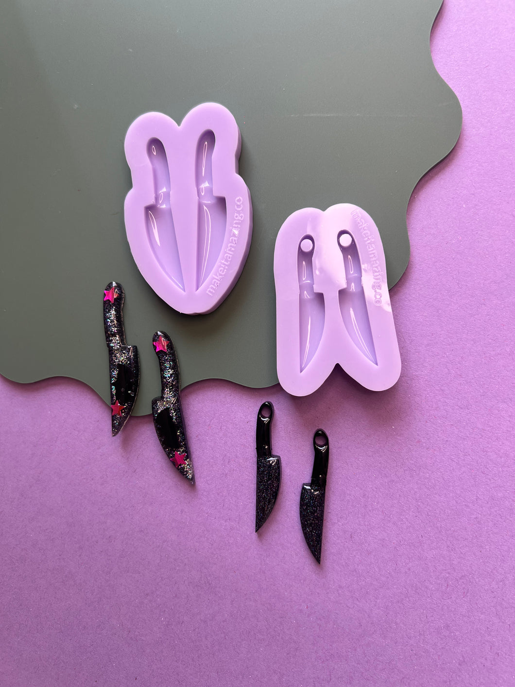 Pre domed knife moulds