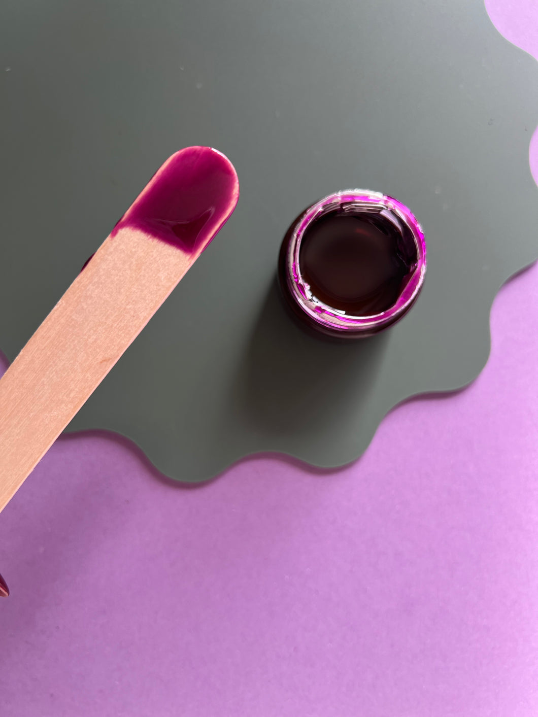 Deadly nightshade glass effect resin pigment