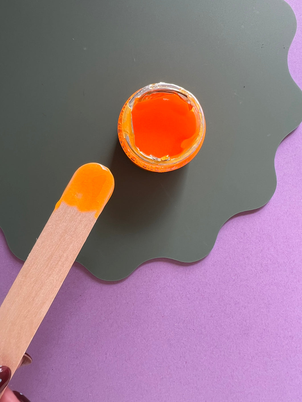 Lava glow in the dark resin pigment