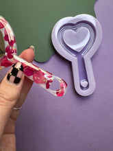 Load image into Gallery viewer, Heart charm mirror mould
