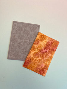 Chrysanthemum rubber texture mat