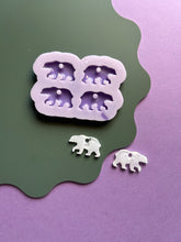 Load image into Gallery viewer, Polar bear hoop charm mould
