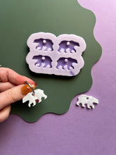 Load image into Gallery viewer, Polar bear hoop charm mould
