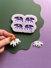 Load image into Gallery viewer, Polar bear hoop charm mould
