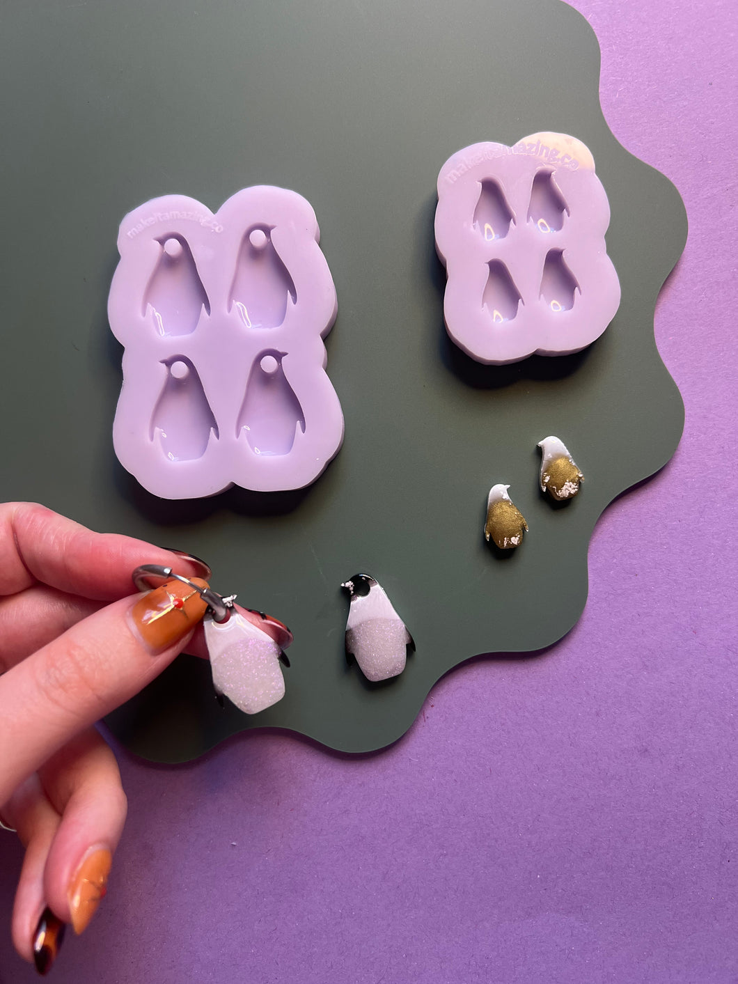 Penguin pre domed moulds