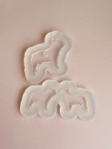 French Bulldog silhouette dog silicone mould