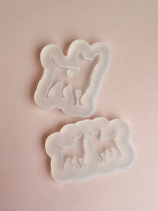 Chihuahua silhouette dog silicone mould