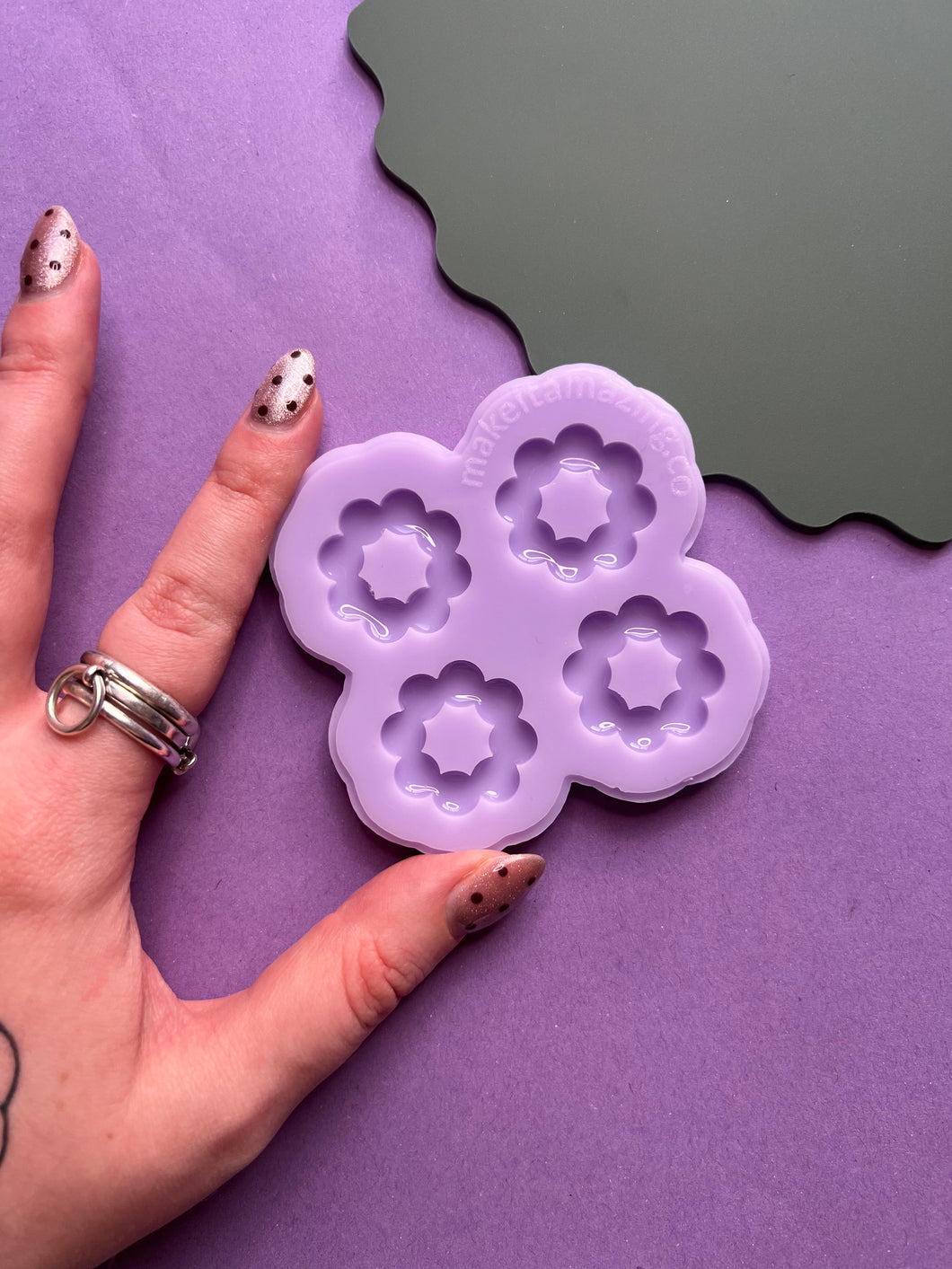 Domed bubble charm mould