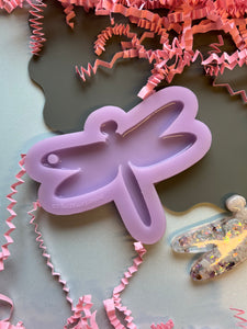 Domed glossy dragonfly decoration mould