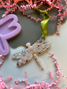 Domed glossy dragonfly decoration mould