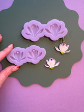 Load image into Gallery viewer, Magnolia flower domed moulds
