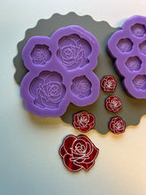 Load image into Gallery viewer, Engraved rose moulds
