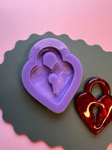 Large heart lock mould