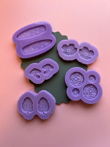 Engraved botanical mould bundle