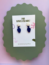 Load image into Gallery viewer, Matisse blue vase earrings
